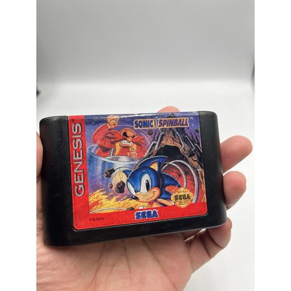 Sonic The Hedgehog Spinball SEGA Genesis Game Catridge Only - Picture 4 of 4